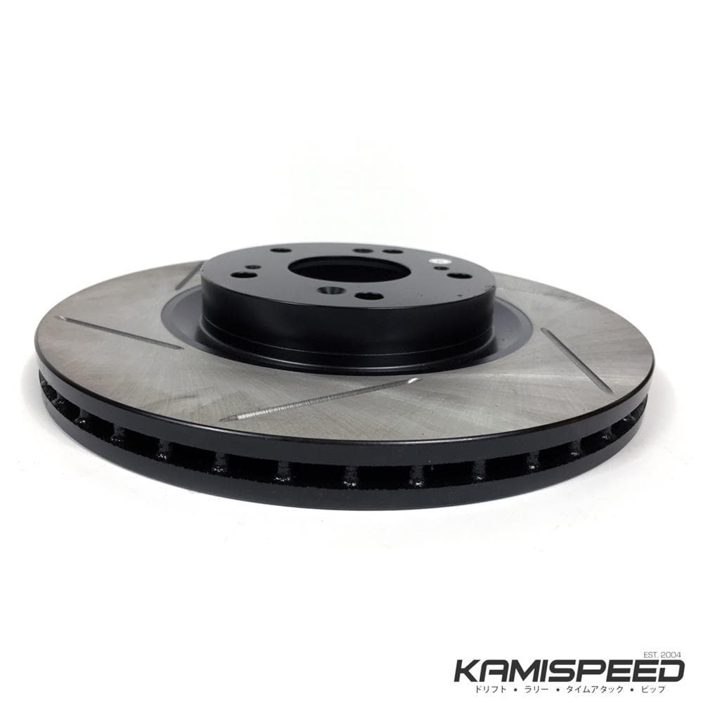 Rotor delantero izquierdo ranurado StopTech Power Slot SportStop - Acura RSX-S, ILX y Honda Civic Si