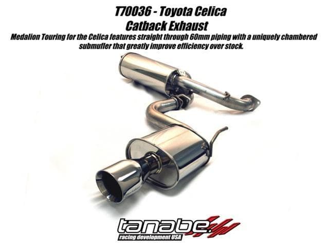 Tanabe Medalion Touring Axle-Back Exhaust Celica GT/GTS 00-05 60mm