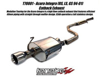 Tanabe Medalion Touring Cat-Back Integra RS/LS/GS 94-01 60mm