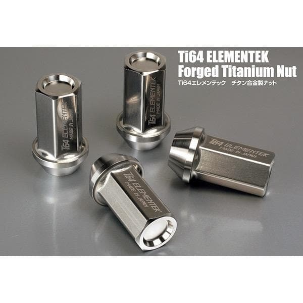 Ti64 Elementek Titanium Lug Nut Set for 12 x 1.25 application