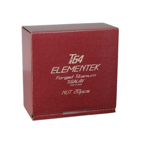 Juego de tuercas de titanio Ti64 Elementek - 12x1,50