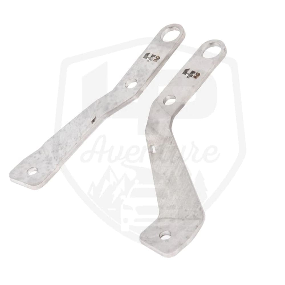 LP Aventure 2019+ Toyota RAV4 Hood Light Brackets - Bare (Pair) (lpaFLP-RAV4-19-HBL)