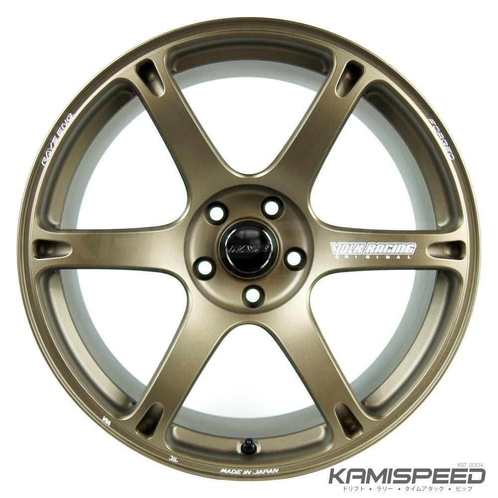 Volk Racing TE037 6061 19x10.5 +22 5-114.3 Bronce explosivo