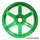 Volk Racing TE37 SAGA 18x9.5 +22 5x114.3 GT Green (Takata Green)