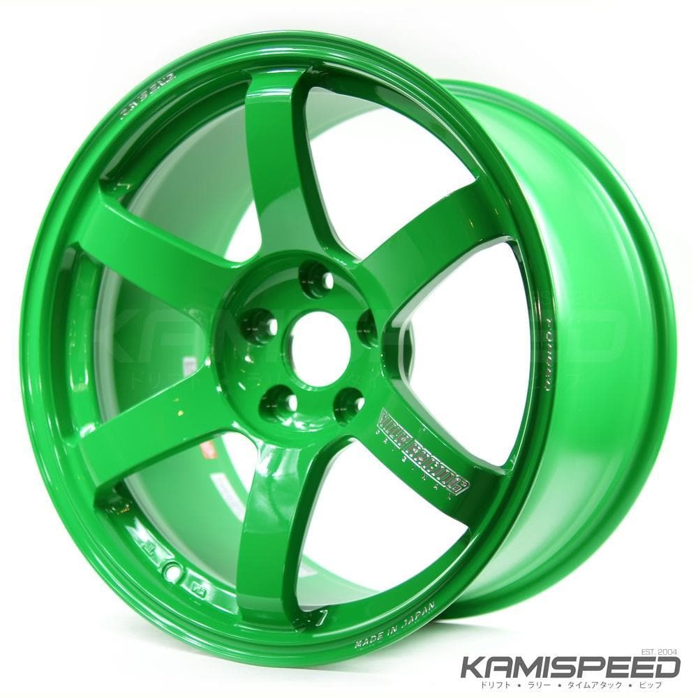 Volk Racing TE37 SAGA 18x9.5 +22 5x114.3 GT Green (Takata Green)