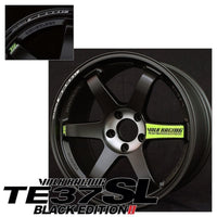 Volk Racing TE37 SL Black Edition II - 18x9.5 +43 5x100 - Pressed Black REDOT