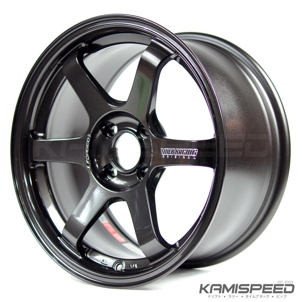 Volk Racing TE37 Sonic 16x8 +35 4x100 in Diamond Dark Gunmetal