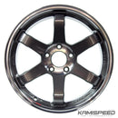 Rueda Volk Racing TE37SL 18x9.5 +35 5x114.3 en Grafito Prensado