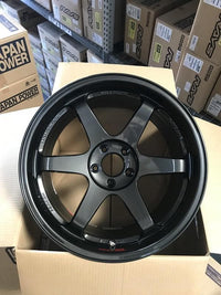 Volk Racing TE37SL - 19x10.5 +12 5x114.3 - Negro diamante