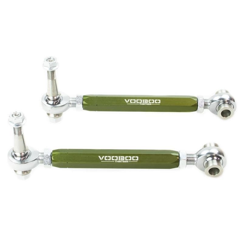 Brazos de puntera traseros Voodoo13 en verde - 08-14 Impreza WRX / STi, 15+ WRX / STi, 13+ BRZ, 17+ 86 y 13-16 FR-S