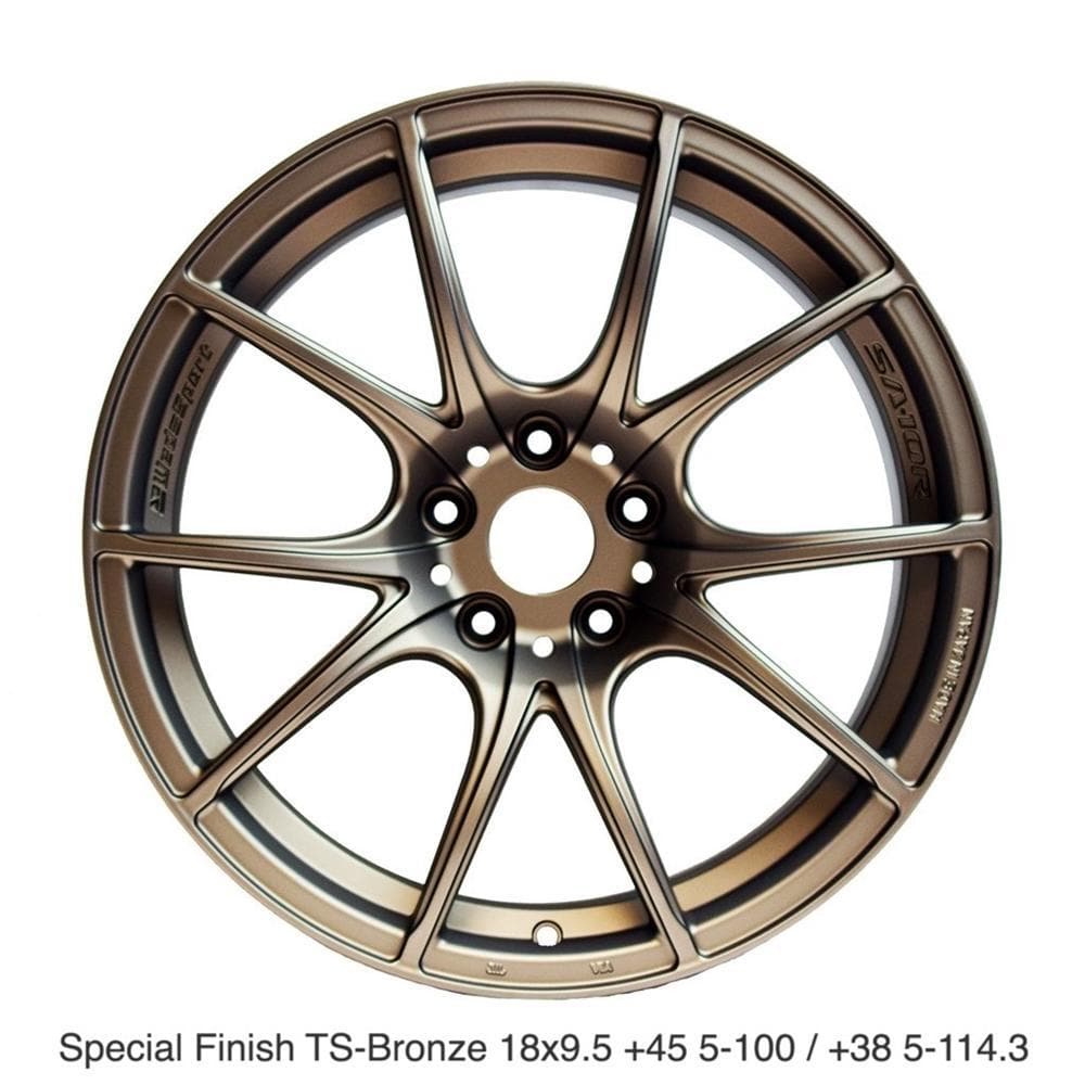 WedsSport SA-10R 18x9.5 +45 5-100 TS-Bronce - Especificaciones Subaru / Toyota