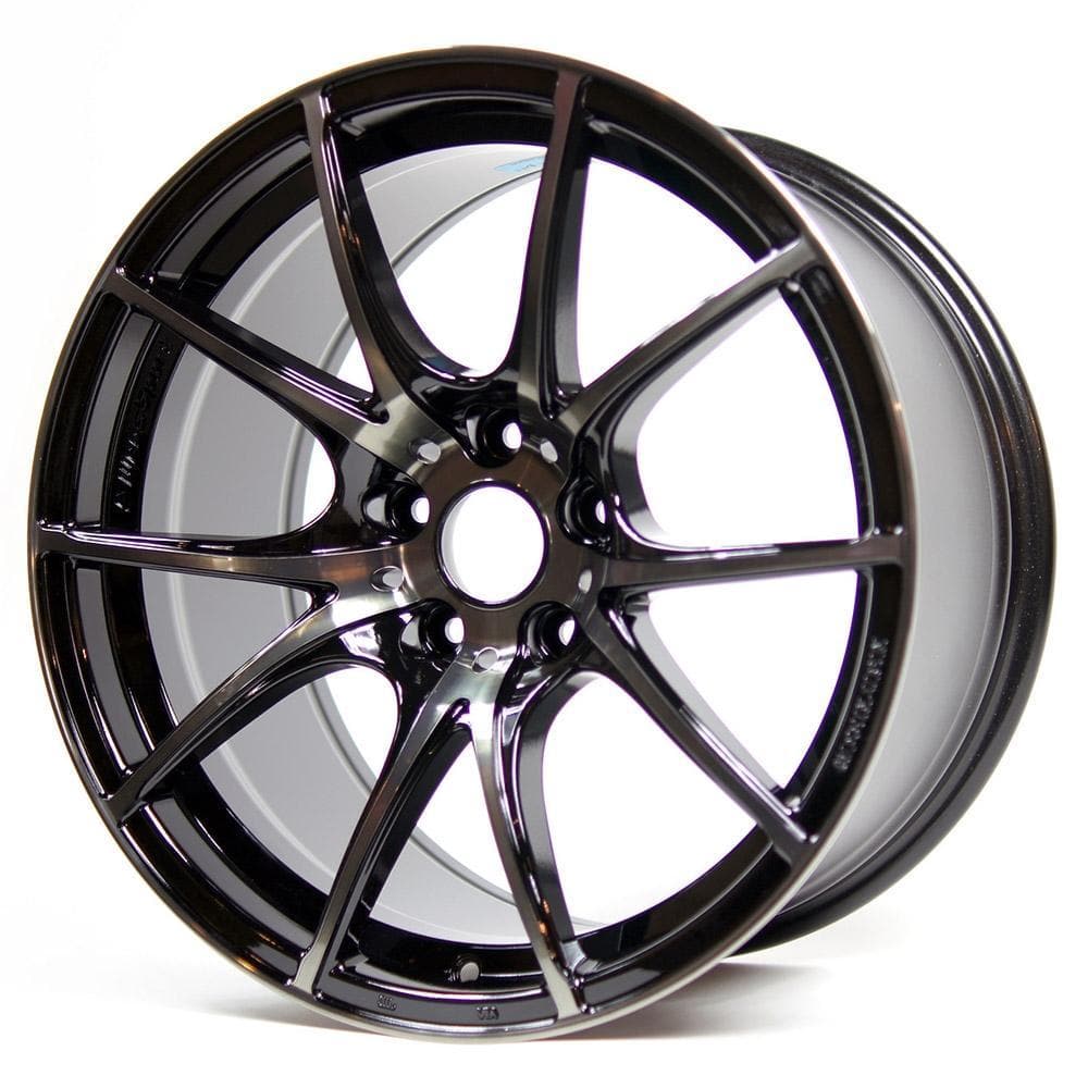 WedsSport SA10R 18x9.5 +38 5x114.3 Negro cebra (15+ WRX STI)