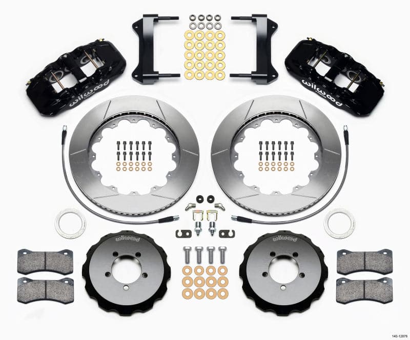 Wilwood AERO6 Front Big Brake Kit w. Slotted 2p Rotors for 02-14 Impreza WRX